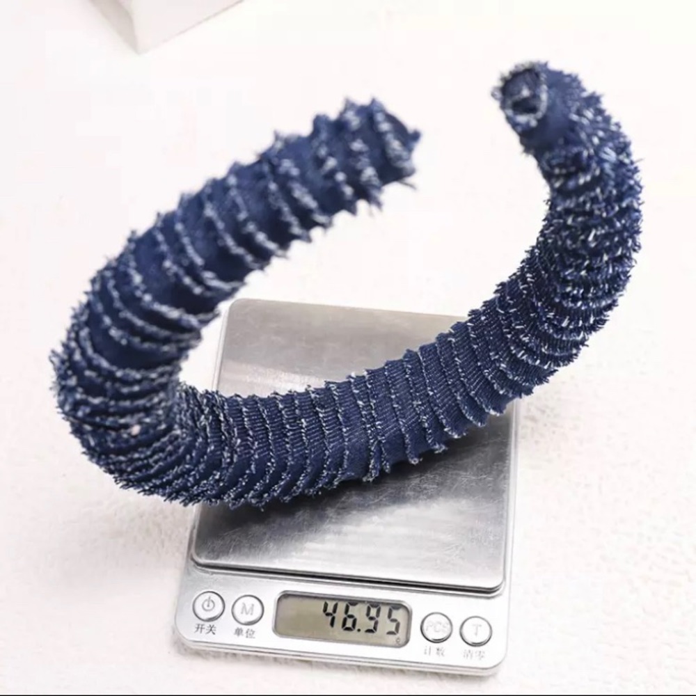 Denim headbands - Picture 2 of 3